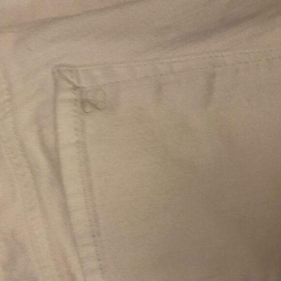 Jessica Simpson white distressed jeans forever rolled ankle size 28 - Picture 10 of 10